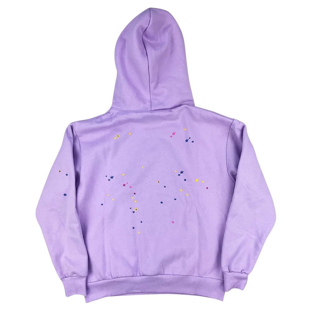 Sp5der Acai Pullover Hoodie Purple | Spider Worldwide - Picture 2 of 3